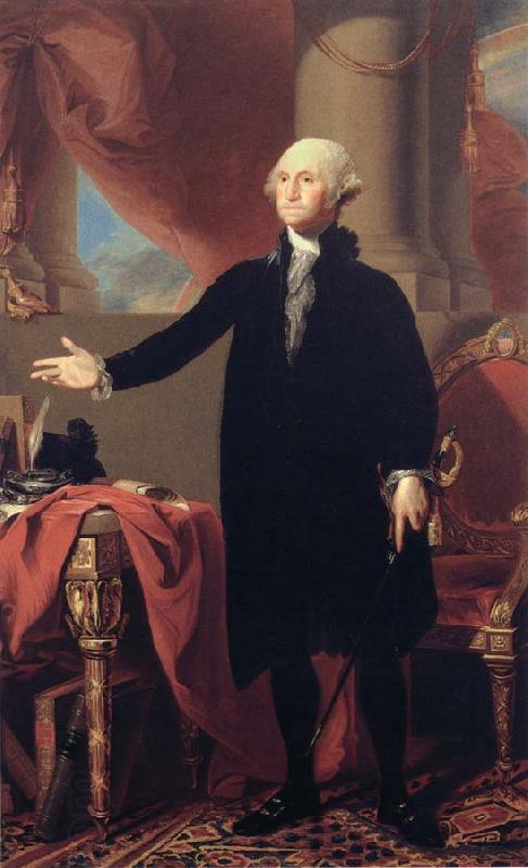 Gilbert Stuart George Washington China oil painting art